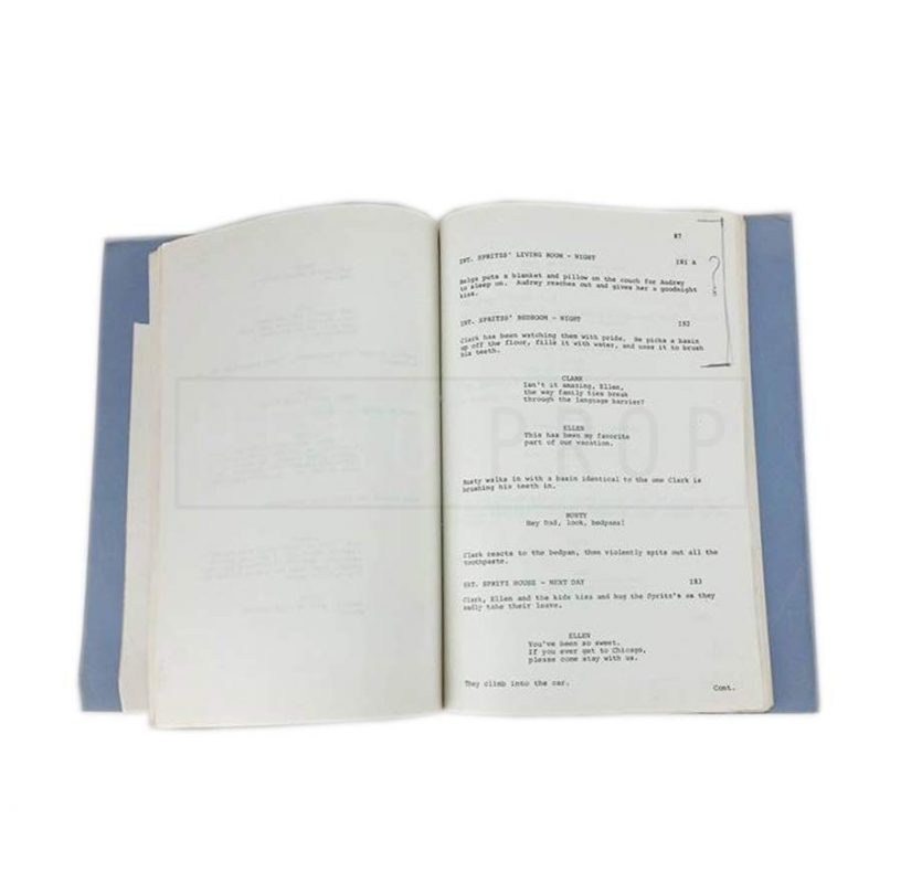 National Lampoon's European Vacation Shooting Script