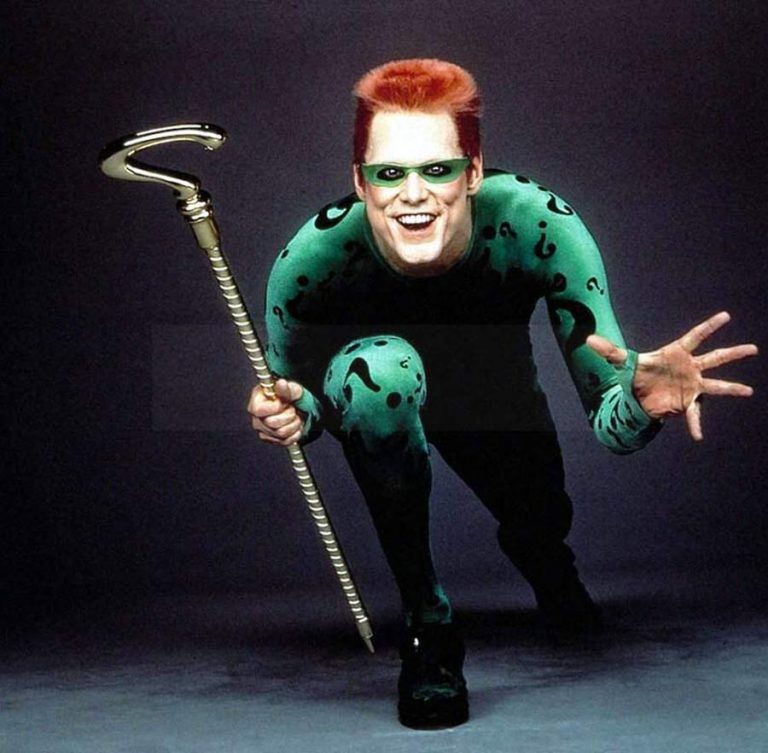 Jim Carrey Riddler Mask from Batman Forever - HeroProp.com