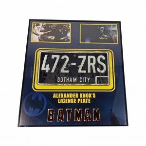 Batman: Alexander Knox's License Plate