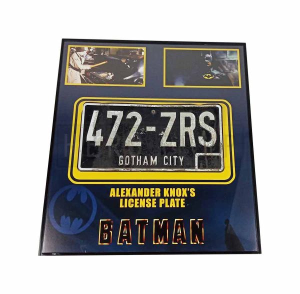 Batman: Alexander Knox's License Plate