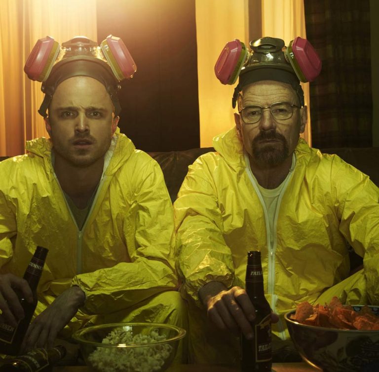 Breaking Bad (TV) Walter White's Hazmat Suit with Gas Mask (Bryan