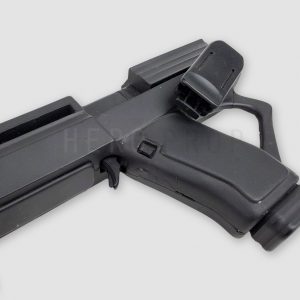 Aeon Flux - Milla Jovovich Hero Machinegun Pistol with Belt Clip and Display Movie Prop