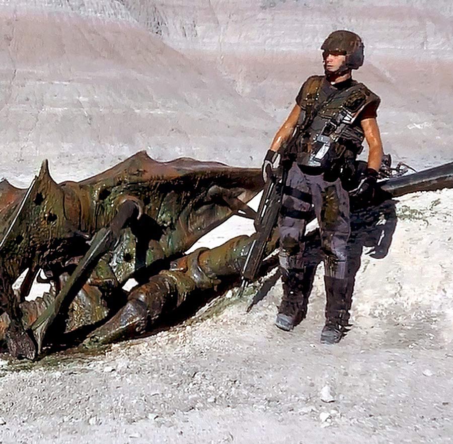 starship troopers invasion guns