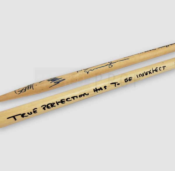 Oasis Signed Stage Used Drumsticks
