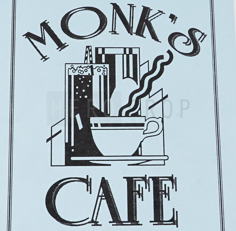 monks cafe t shirt