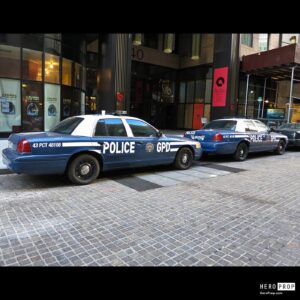 The Dark Knight Movie Prop Police Vehicle Identification Placard