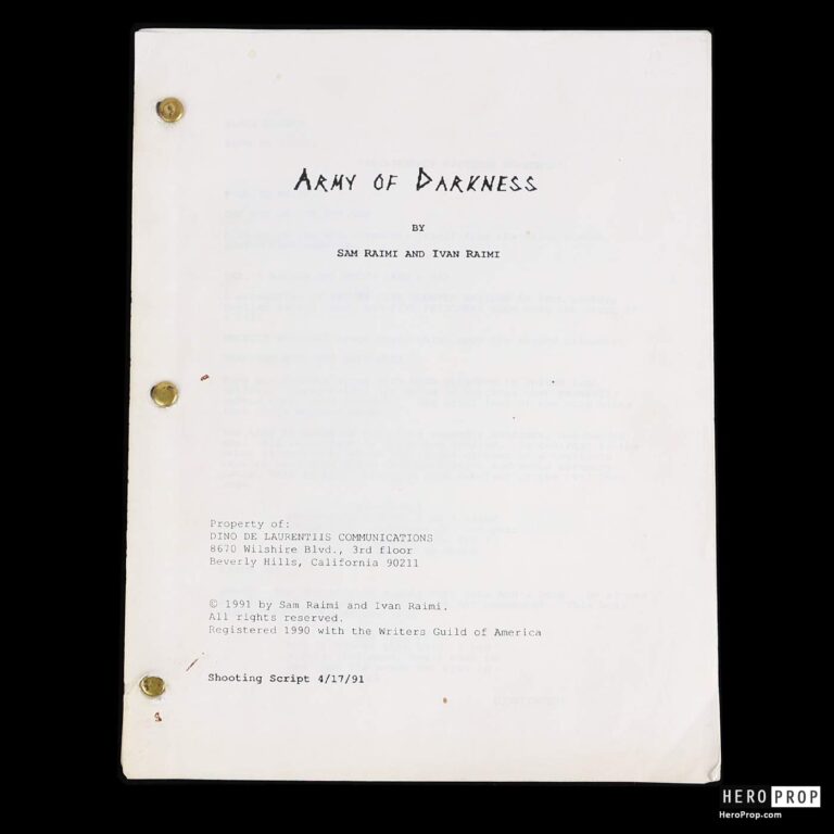 Army of Darkness (1992) Shooting Script