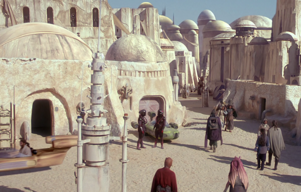 Star Wars: The Phantom Menace (1999) - Mos Espa Wall "Greeblie" Movie Props