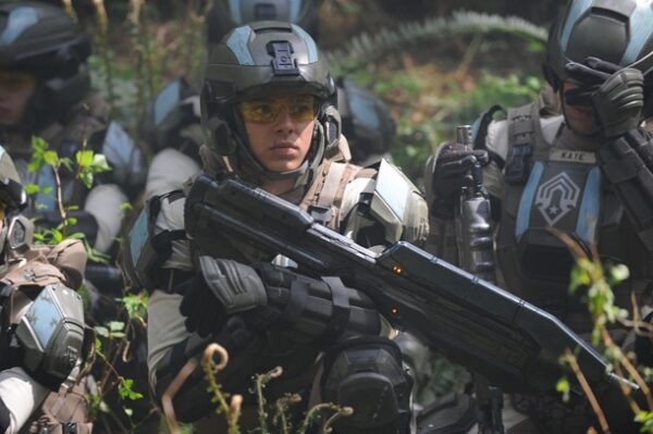 Halo 4: Forward Until Dawn (2012) - UNSC Combat Helmet Movie Props