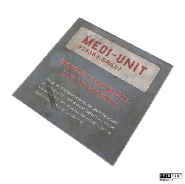 Dredd (2012) - Peach Tree's (Medi-Unit) Sign - Image 3