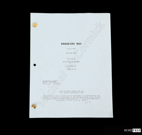 Breaking Bad (2008) - Original Season 3 "Mas" Script - Image 2