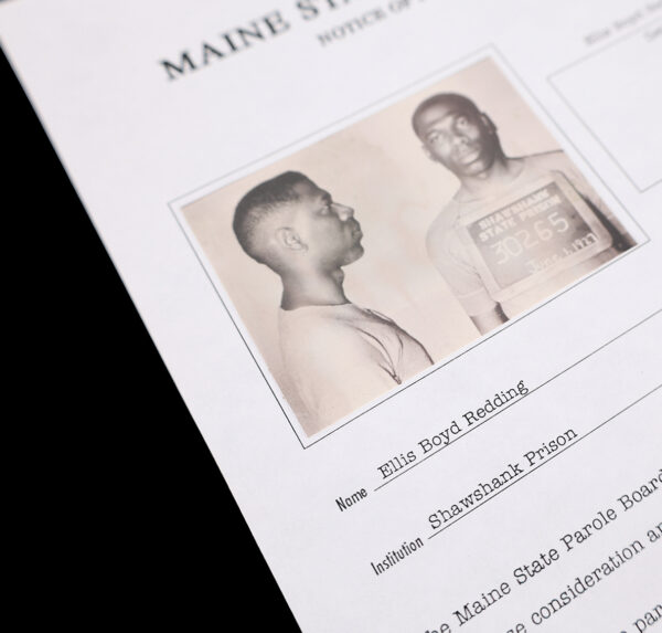 The Shawshank Redemption (1994) - Red's (Morgan Freeman) Parole Board Paperwork - Image 3