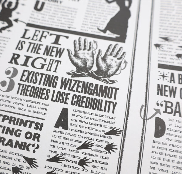 Harry Potter and the Deathly Hallows: Part 1 (2010) - Original Quibbler Insert Page - Image 3