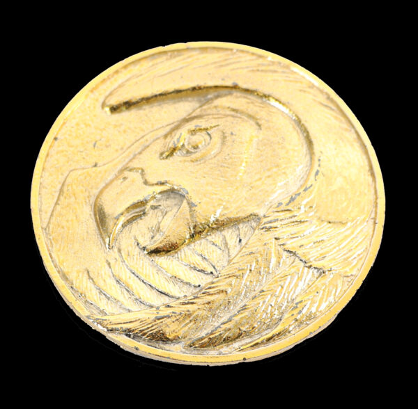 Mighty Morphin Power Rangers: The Movie (1995) - Original White Ranger (Jason David Frank) Chest Emblem - Image 2