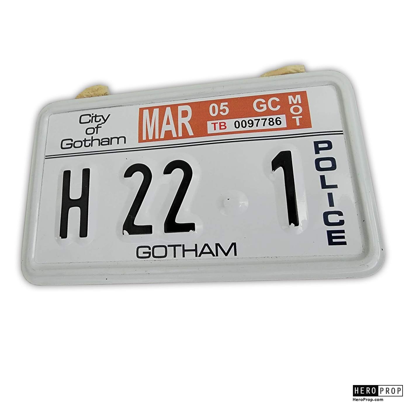 The Dark Knight (2008) - Gotham Police Bike License Plate The Dark Knight (2008) - Gotham Police Bike License Plate